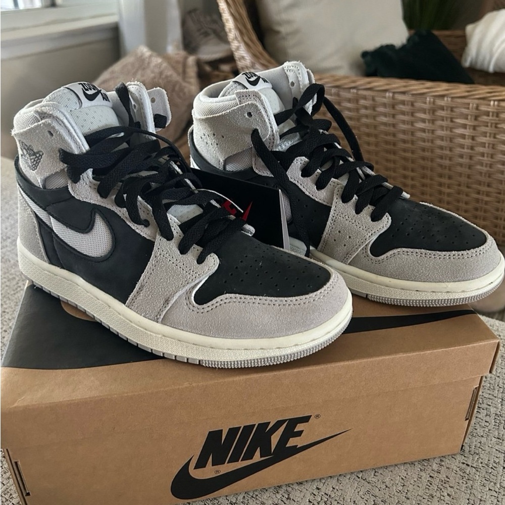 Jordan 1 High Zoom Air CMFT 2 - Light Iron Ore (Women's) Size 6